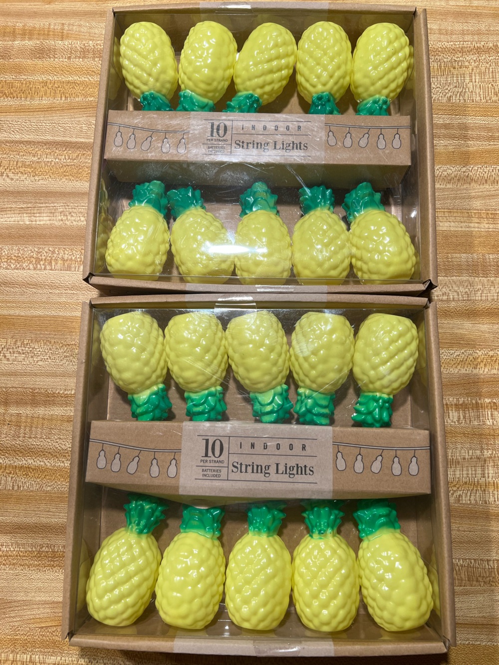 Pineapple String Lights - Yellow & Green